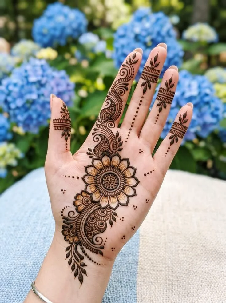 Arabic Mehndi design in Delhi NCR