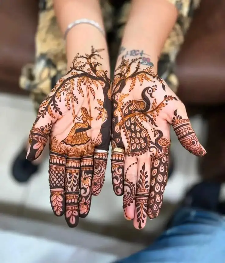 Teej Mehndi Designs for Women